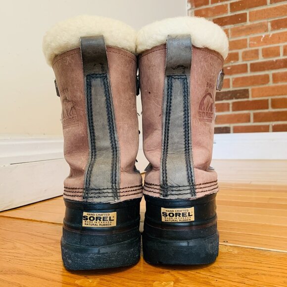 Sorel Big Horn Vintage Kaufman Canada VNC Men's Size 9 Lined Hard Weather Boots - Picture 10 of 14